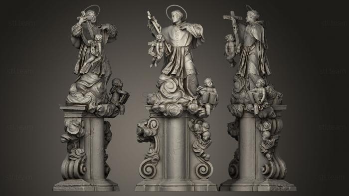 Статуи античные и исторические Борромус